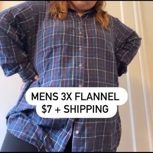 Plus size flannel
